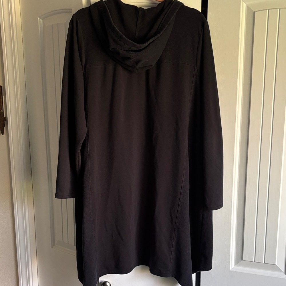 Logo by Lori Goldstein Black Hooded Tunic - Picture 3 of 5